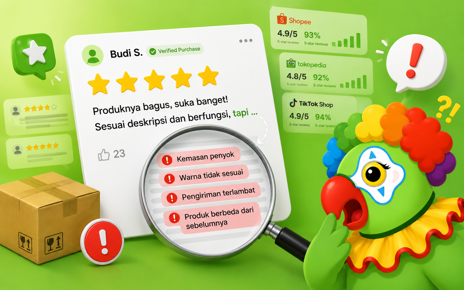 92–94% Keluhan Pelanggan Tersembunyi di Balik Ulasan Bintang 5